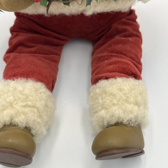 Hallmark Christmas Santa Pere Noel Plush Figure Decoration Shelf Sitter 15" - Picture 4 of 8